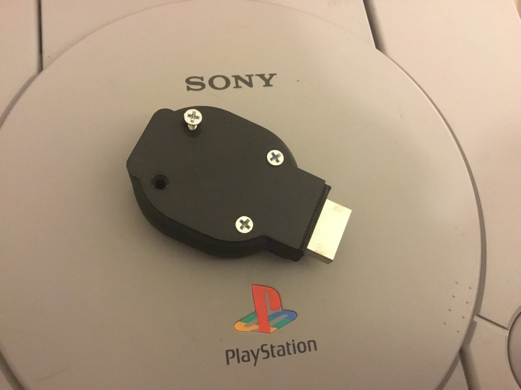 Longer PlayStation plug available to accommodate sync stripper and 1000uf capacitors