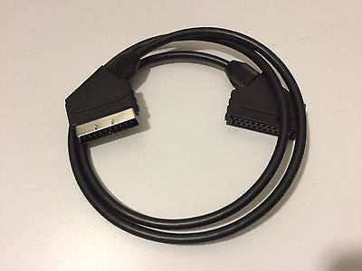 SCART 21 Pin Male To Male AV Lead Nickel Connector Extension Adapter RGB  Cable
