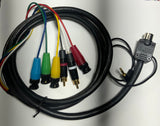 Neo Geo AES BNC and audio cable - Pro Coaxial Multicore for PVM monitor and Extron