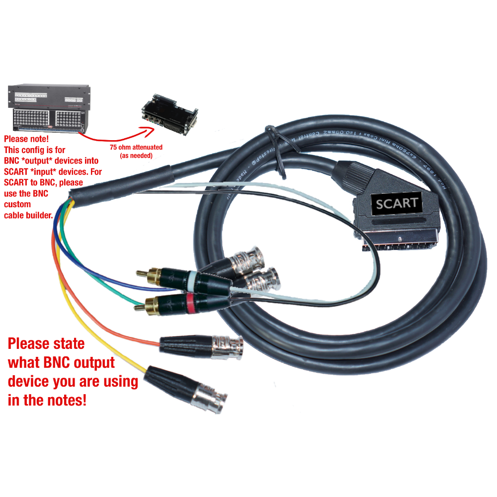 Custom SCART Cable Builder - Customer's Product with price 57.50 ID lDWbl27yoO7WLPMV1iG4kBZ2