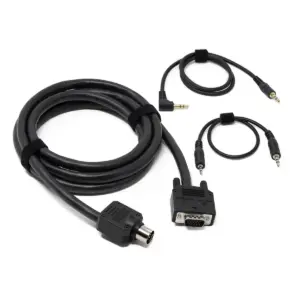 Genesis Model 1, Master System 1 to HD15 (D-Sub) 75 Ohm Coaxial Pro Cable