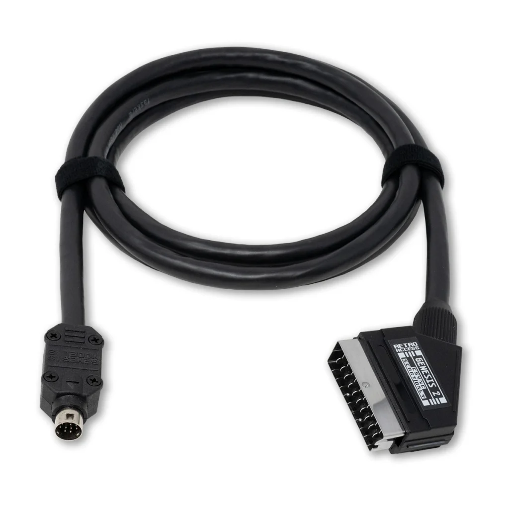 Genesis Model 2, 32X RGB SCART 75 Ohm Coaxial Pro Cable (CSync)