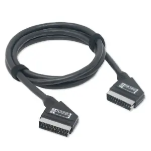SCART Male to JP21 Male 75 Ohm Coaxial Pro Cable
