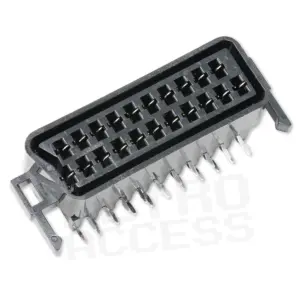 PCB Mount Socket, Female, SCART RGB21 JP21 Horizontal