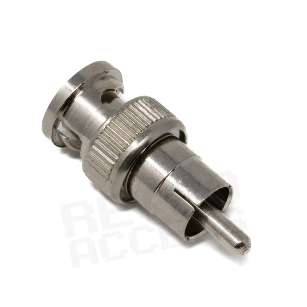 Adapter, Male RCA to Male BNC for PVM, BVM, Extron – Retro Access