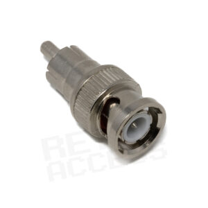 Adapter, Male RCA to Male BNC for PVM, BVM, Extron
