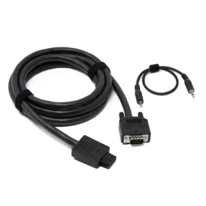 SNES (NTSC), N64 to HD15 (D-Sub) 75 Ohm Coaxial Pro Cable with MultiSync Switch