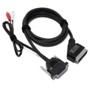 Commodore Amiga DB-23 RGB SCART Fortraflex Cable