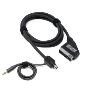 Mini-DIN 8 with Stereo Audio to RGB SCART Fortraflex Cable