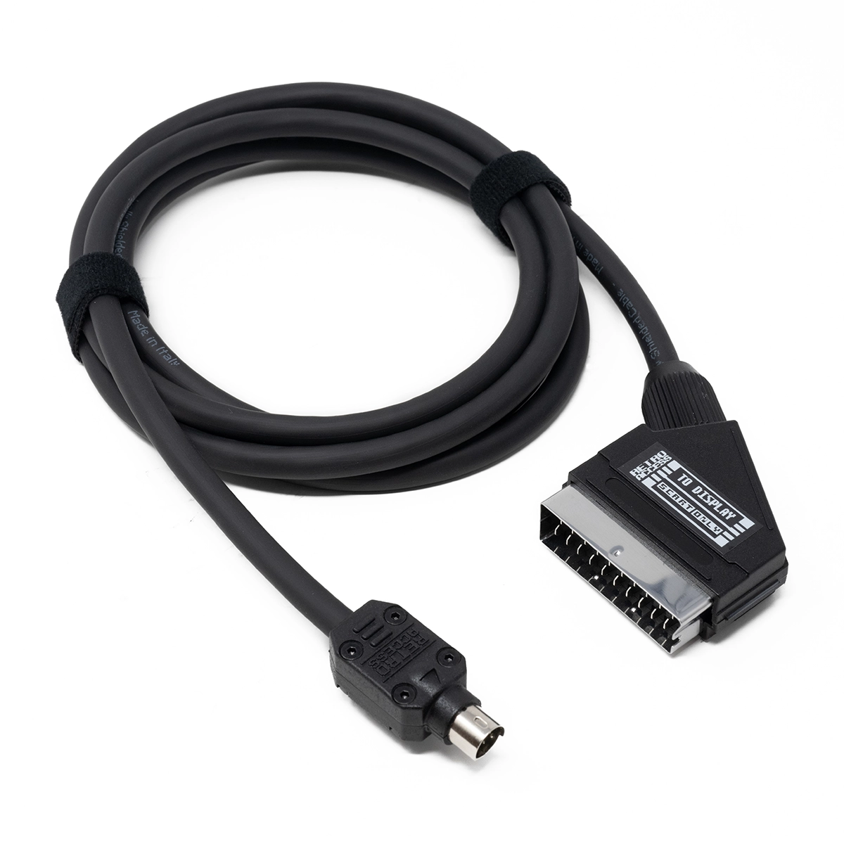 Mini DIN 8 RGB SCART Fortraflex Cable Retro Access Mini DIN 8 RGB SCART Fortraflex Cable Retro Access